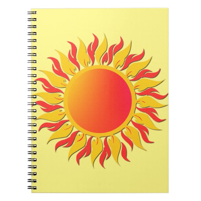 Sunshine Notizblock (Vorderseite)