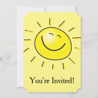 Sunshine Party Einladung