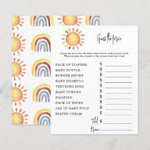 Sunshine Party Games   Price Guess Game