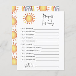 Sunshine Party | Gebete für Baby