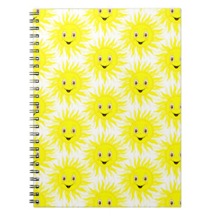 Sunshine Pattern Baby Notizblock