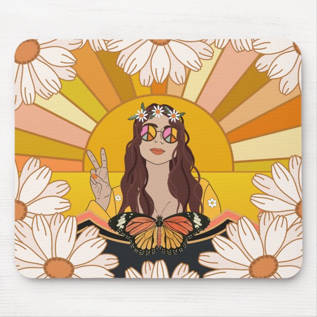 Sunshine Peace Mousepad (Vorne)