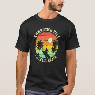 Sunshine Pill Caswell Beach Summer North Carolina T-Shirt