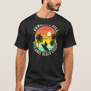 Sunshine Pill Rockaway Beach Queens Sommer Neu T-Shirt