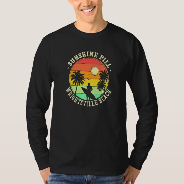 Sunshine Pill Wrightsville Beach Summer North Caro T-Shirt (Vorderseite)