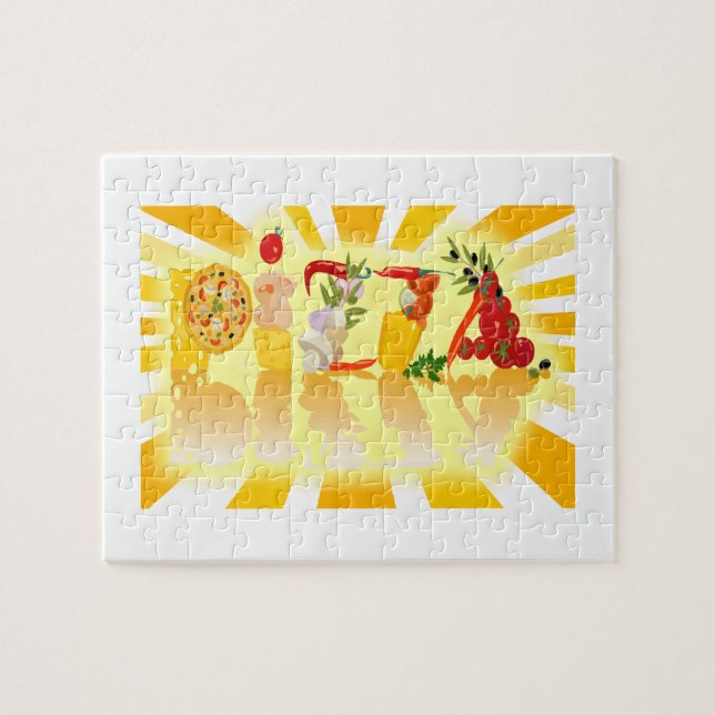 Sunshine Pizza Puzzle (Horizontal)