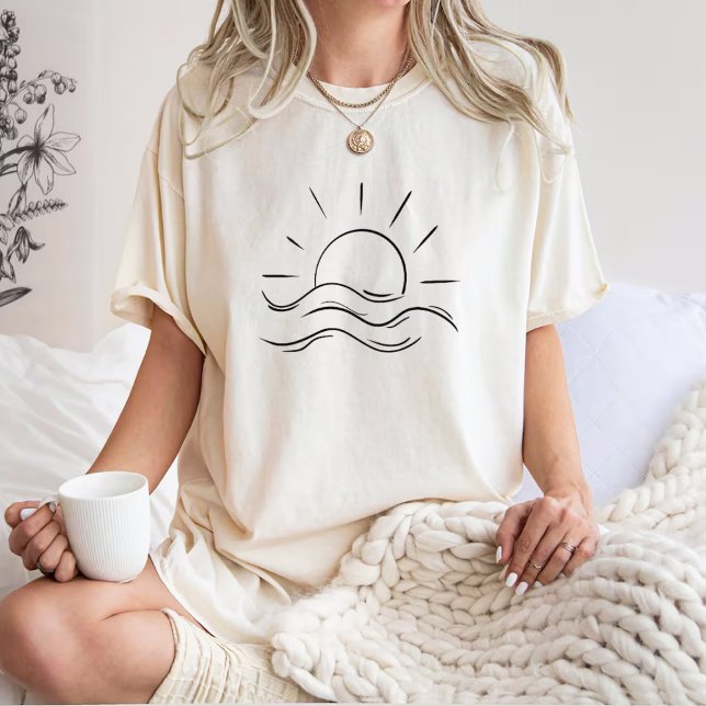 Sunshine Positive Vibes Summer T-Shirt (Von Creator hochgeladen)