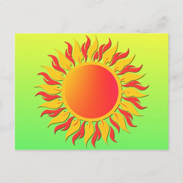 Sunshine Postkarte (Vorderseite)