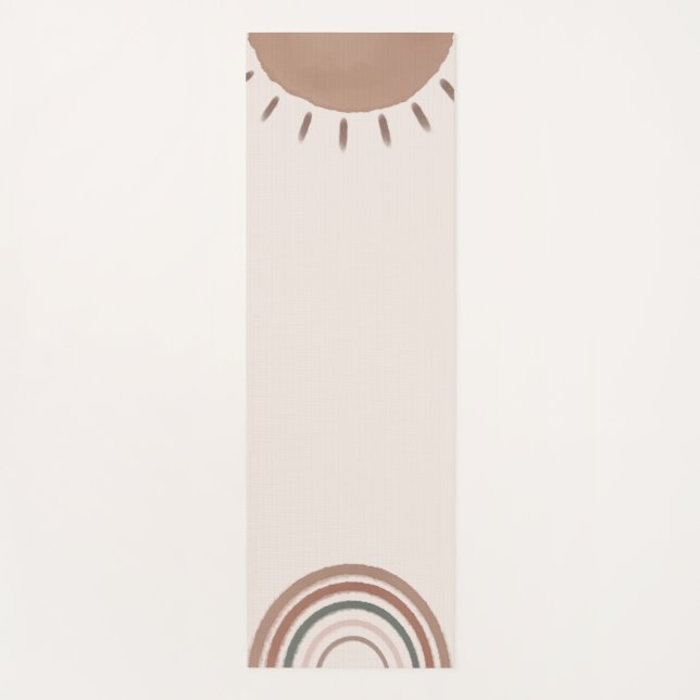 Sunshine & Rainbows Yoga Mat Yogamatte (Vorderseite)