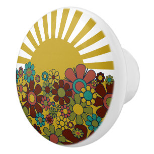 Sunshine Retro Garden Vintage Ästhetik Keramikknauf