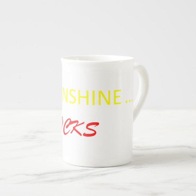 Sunshine Rocks Coffee Tasse (Vorderseite Rechts)