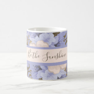 Sunshine Romantische Violette & Sage Botanische Fl Kaffeetasse