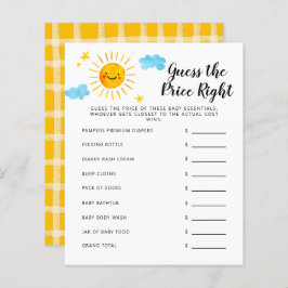 Sunshine schätzt das preisgerechte Baby Duschspiel