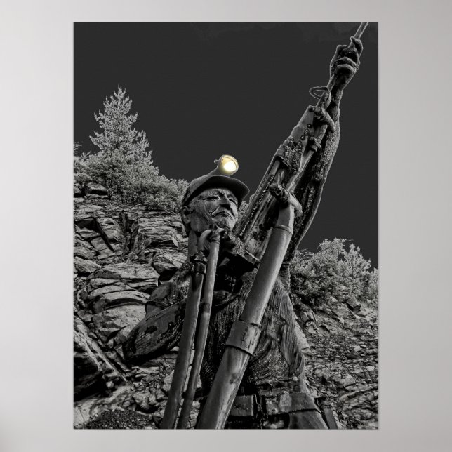 Sunshine Silver Mine Memorial - Kellogg Idaho Poster (Vorne)