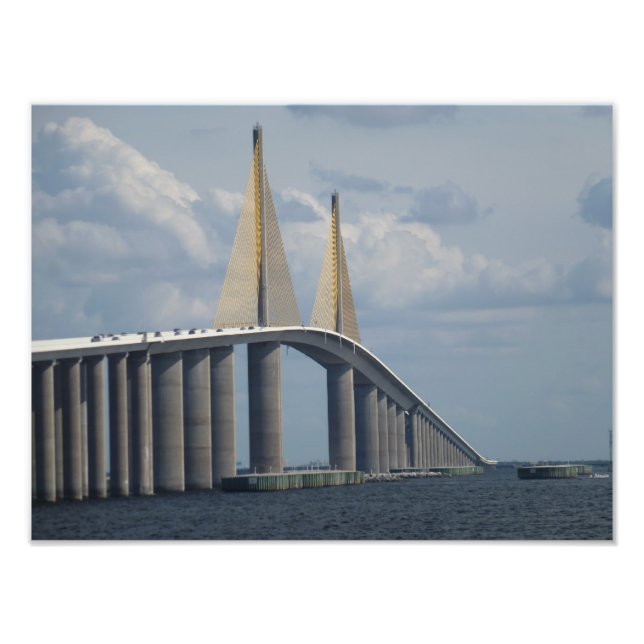 Sunshine Skyway Bridge Florida Foto Print 1 (Vorne)