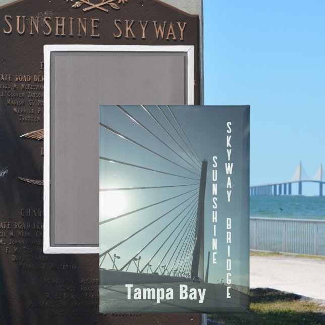 Sunshine Skyway Bridge Tampa Bay Florida Magnet (Von Creator hochgeladen)
