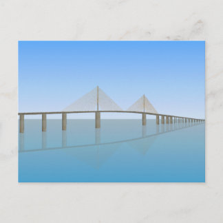 Sunshine Skyway Bridge: Tampa Bay: Postkarte