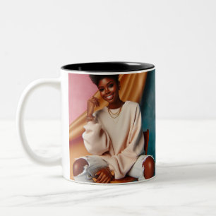 "Sunshine & Slay"-Tasse Zweifarbige Tasse