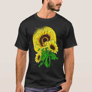 Sunshine Sonnenblume Botanischer Garten Blume Blos T-Shirt