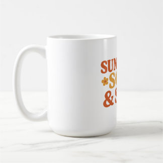 Sunshine Soul & Sass Retro 70er-Inspiriert fett-Zi Kaffeetasse