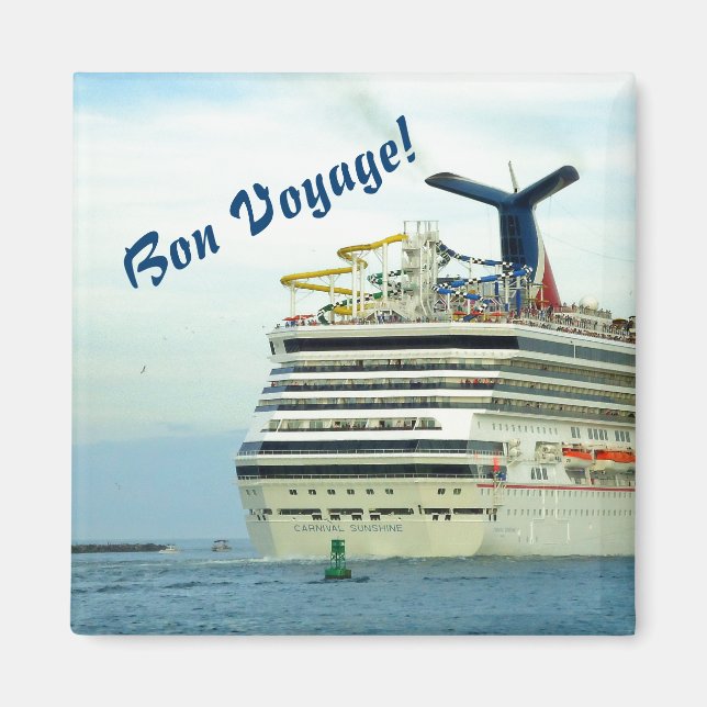Sunshine Stern Bon Voyage Magnet (Vorne)