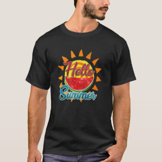 Sunshine Summer Palm Trees Beach Vibes Tropical Su T-Shirt