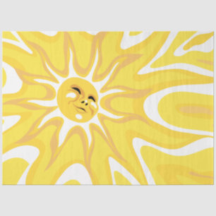 Sunshine Sun Sonnenschein Dekoupage Seidenpapier