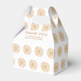 Sunshine Sun Yellow First Boho Geburtstag Vielen D Geschenkschachtel