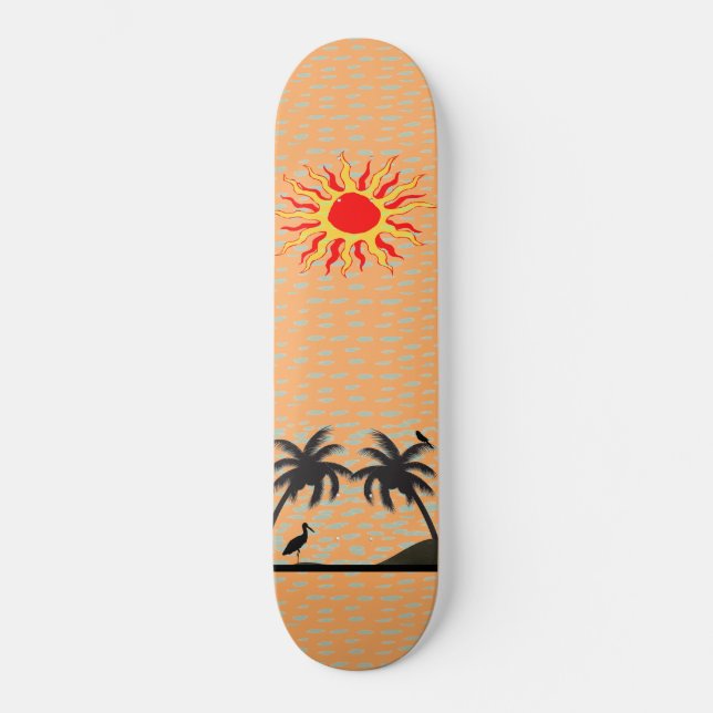 Sunshine Surfboard Skateboard (Vorderseite)