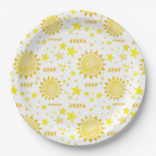 Sunshine Theme Boho Birthday Party Paper Teller