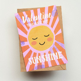 Sunshine Valentine Feiertagskarte