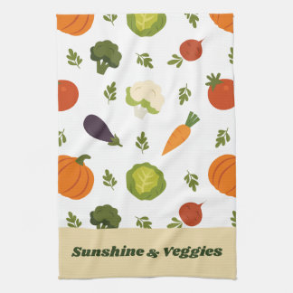 Sunshine & Veggies Niedlich Küchentuch