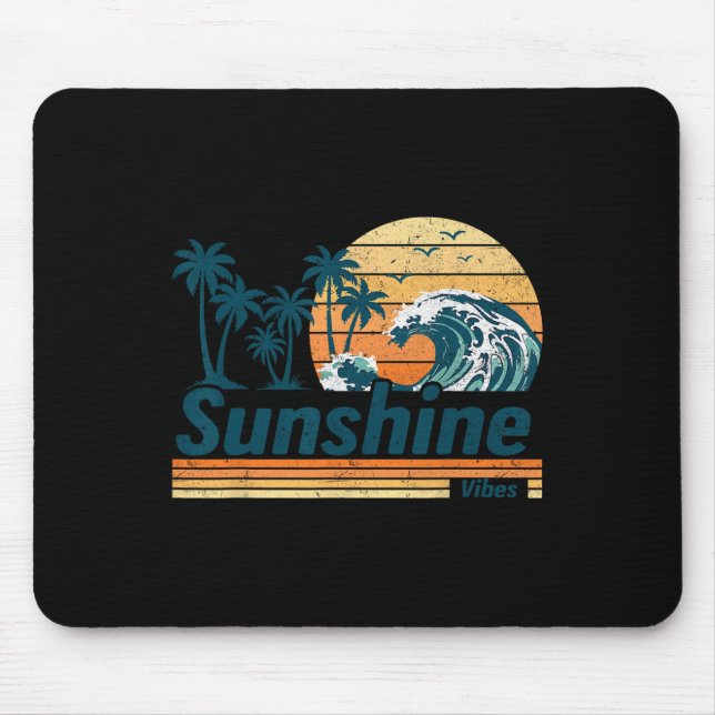 Sunshine Vibes Group Matching Family Vacation Summ Mousepad (Vorne)
