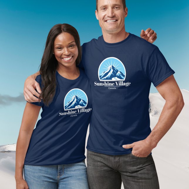 Sunshine Village Canada Skigebiet Souvenirgeschenk T-Shirt (Von Creator hochgeladen)