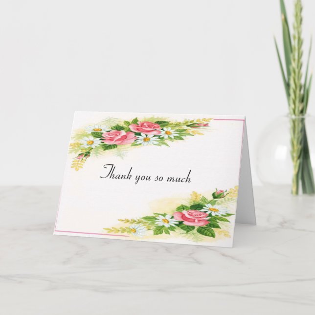 Sunshine Wedding Vielen Dank Karte (Vorderseite)