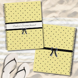 Sunshine Yellow Chic Summer Vacation Journal Notizbuch