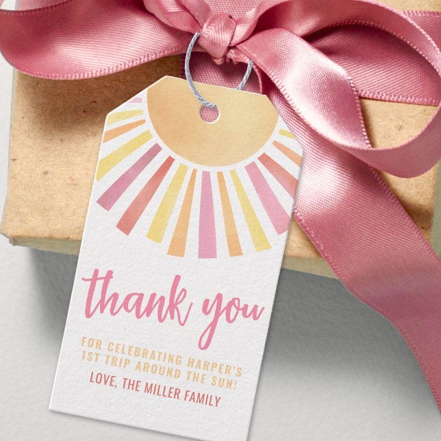 Sunshine Yellow Sun Geschenkanhänger (Sunshine Yellow Sun Gift Tags
)