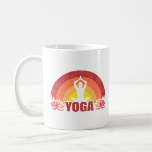 Sunshine Yoga Yogi Lotus Blume Kaffeetasse