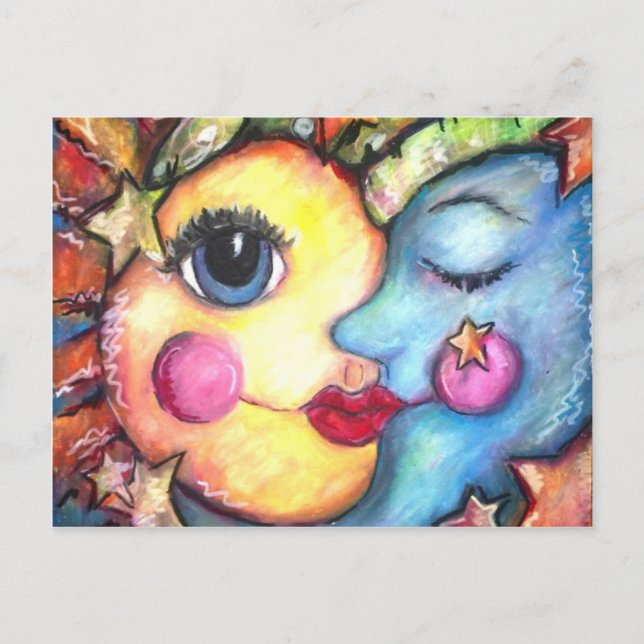 Sunshine & zzz postkarte (Vorderseite)