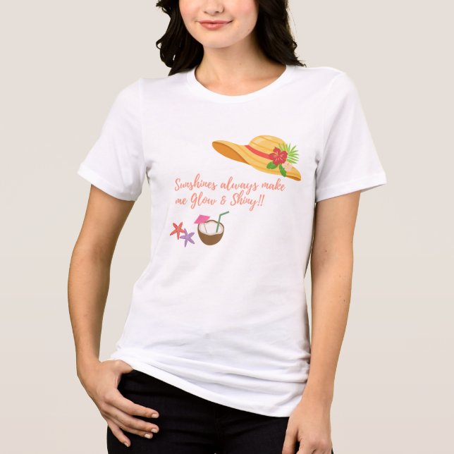 Sunshines Summer Hat T - Shirt (Vorderseite)