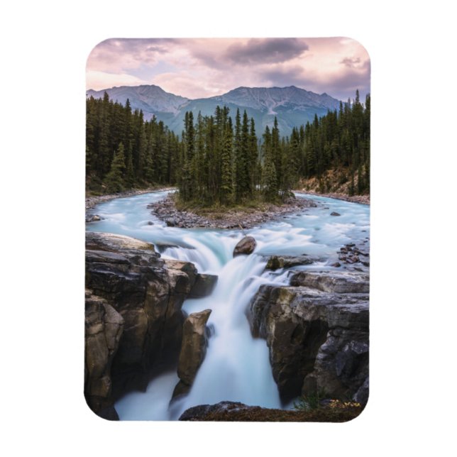 Sunwapta Falls | Jasper-Nationalpark Magnet (Vertikal)