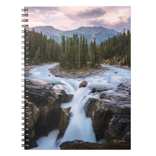 Sunwapta Falls | Jasper-Nationalpark Notizblock (Vorderseite)