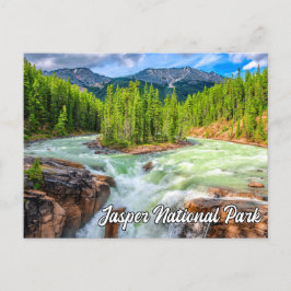 Sunwapta Falls, Jasper Nationalpark Postkarte
