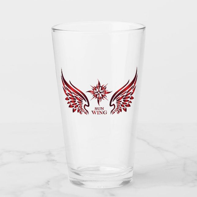 SunWing-Trinkbehälter Glas (Vorderseite)