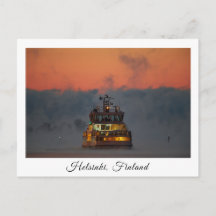 Suomelinna Fähre Helsinki Souvenir Postkarte