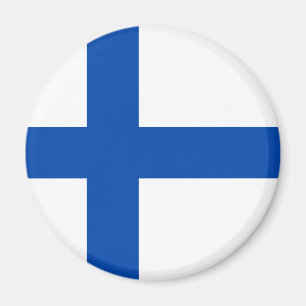 Suomen Lippu - Die Flagge Finnlands Magnet