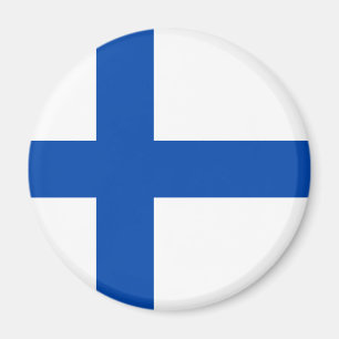 Suomen Lippu - die Flagge von Finnland Magnet