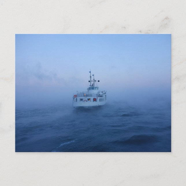 Suomenlinna Fähre in Helsinki, Finnland Postkarte (Vorderseite)