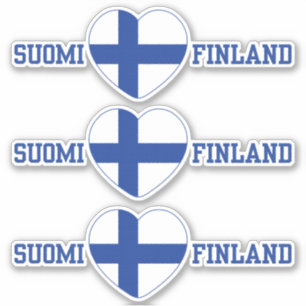 SUOMI FINLAND Aufkleber