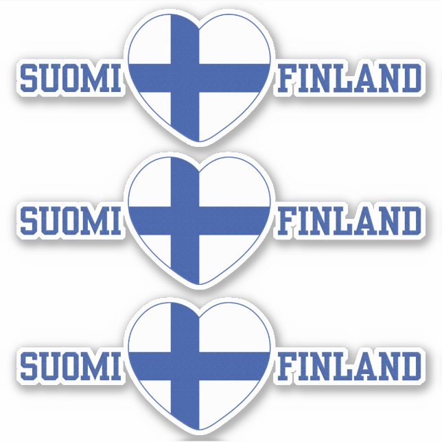 SUOMI FINLAND Aufkleber (Vorderseite)